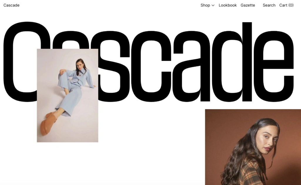 Cascade shopify theme